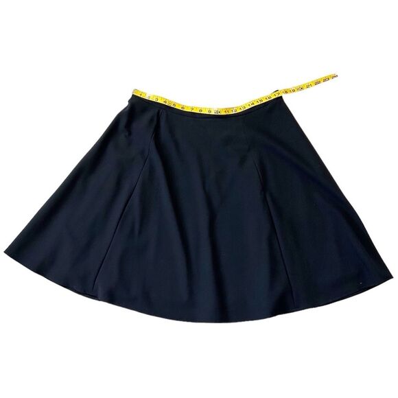 Tahari ASL Women’s Inverted Notch Collar Black Flounce Skirt Suit Size 14 - Picture 8 of 14